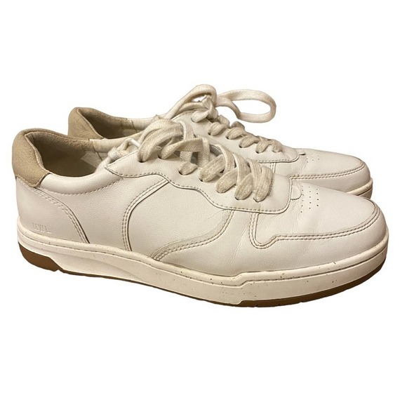 Madewell Shoes - Madewell white Leather sneakers size 10 women's tan court shoes